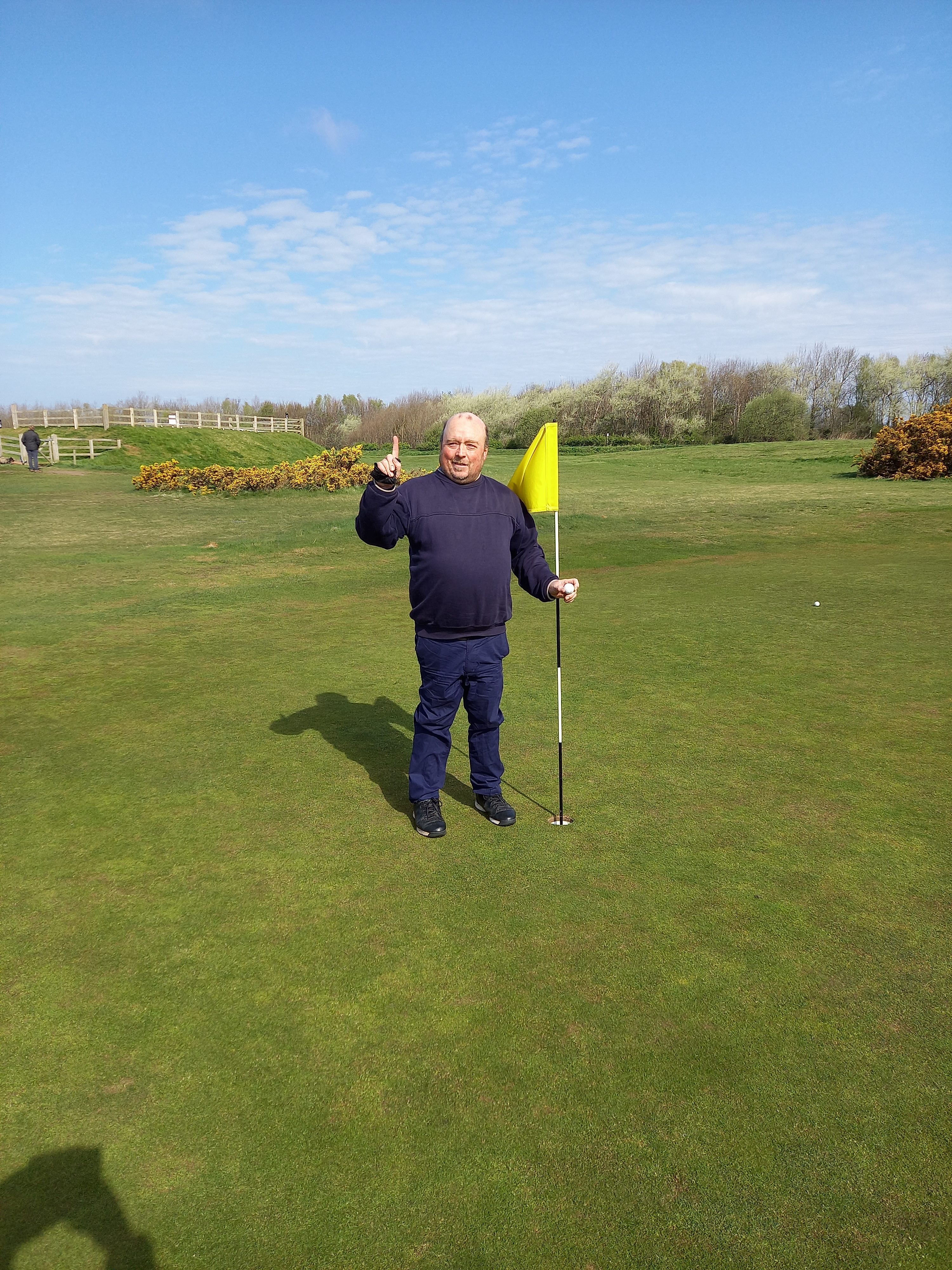 Hole in One – Congratulations to Raymond Henderson for his ACE on the 14th Hole on Sunday 17th April